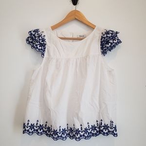 Madewell Embroidered Top